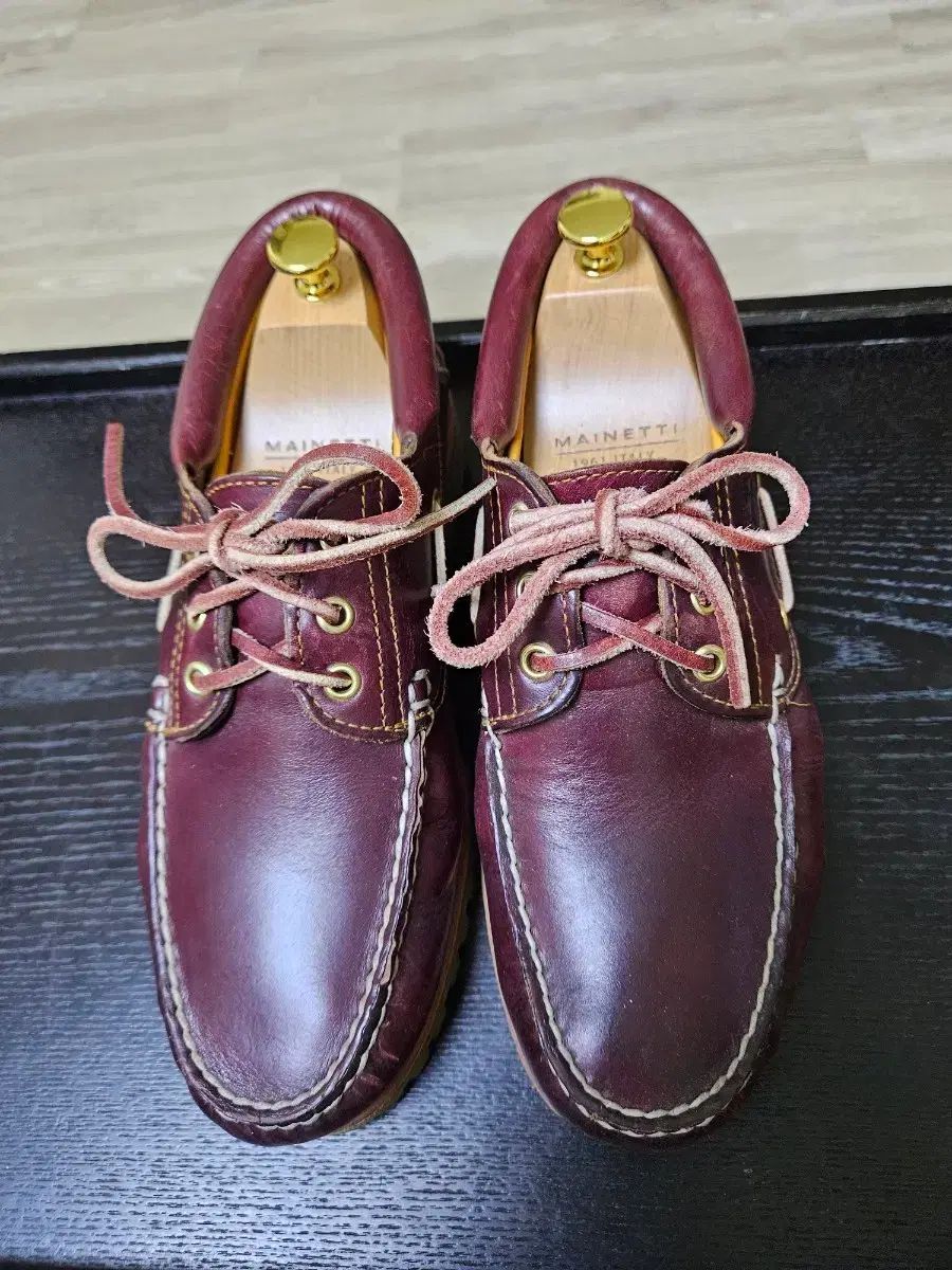 Timberland 3eye ボートシューズ バーガンディ 18,543円