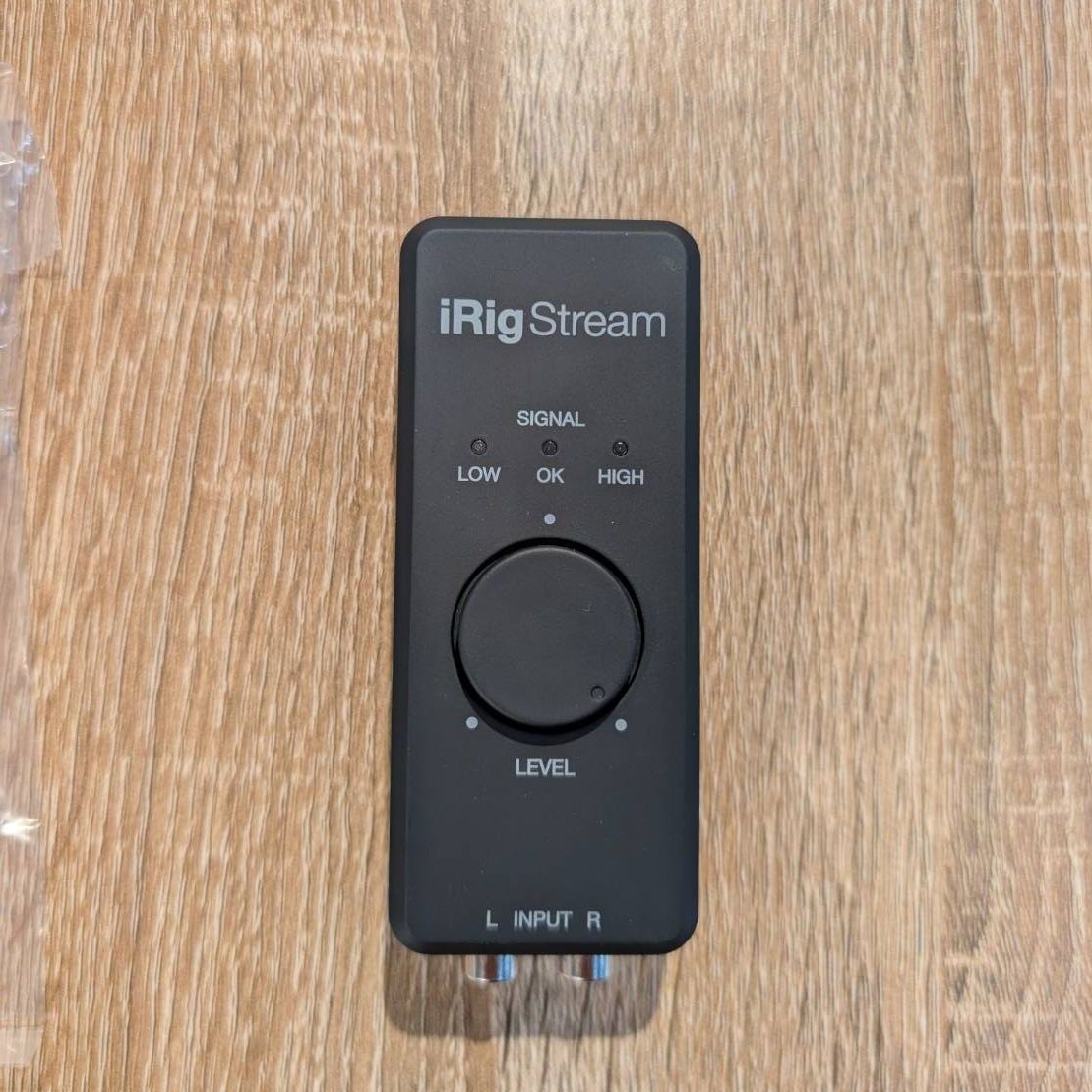 【展示品】IK Multimedia iRig Stream 2チャンネル録画&ライブストリーミングオーディオインターフェイス。iPhone、iPad、Android、Mac/PC用。