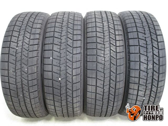 【中古 冬用】 165/55R15 75Q 4本セット ダンロップ ウィンターマックス WM03 スタッドレスタイヤ 中古タイヤ