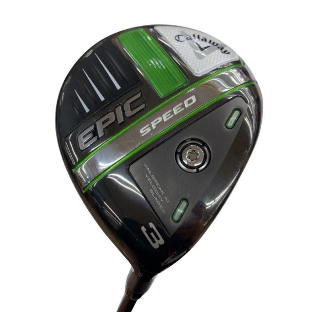 【中古】 キャロウェイ EPIC SPEED 3W フェアウェイウッド FW 純正特注シャフト (フレックスS) メンズ 男性用 右利き 右用 Dランク ゴルフクラブ
