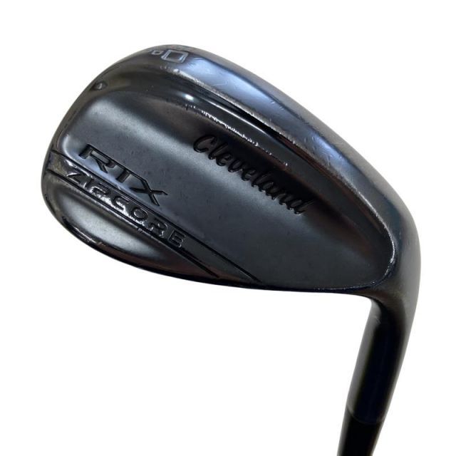 【中古】 クリーブランド Cleveland RTX ZIPCORE ブラックサテン 60°/10° MID ウェッジ WG Dynamic Gold (フレックスS) メンズ 男性用 右利き 右用 Dランク ゴルフクラブ