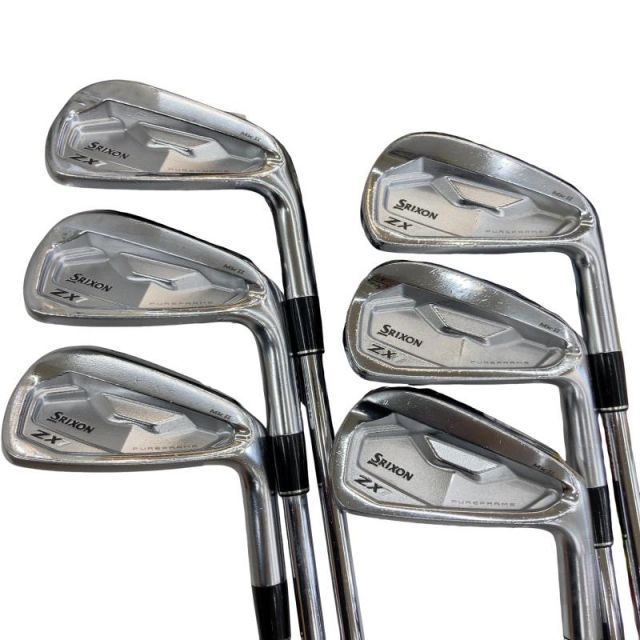 【中古】 ダンロップ SRIXON ZX7 Mk II 6S アイアンセット IR Dynamic Gold D.S.T (フレックスS) メンズ 男性用 右利き 右用 Cランク ゴルフクラブ