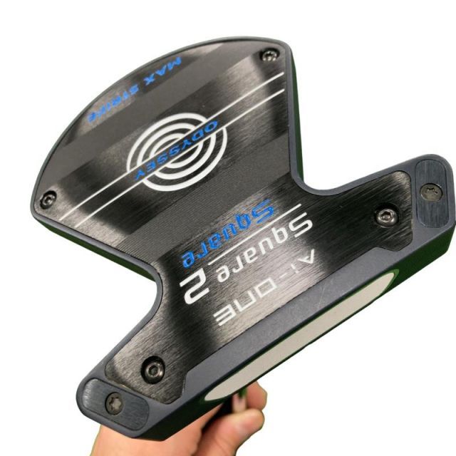【中古】 オデッセイ Ai-ONE SQUARE 2 SQUARE MAX STRIPE 34インチ パター PT STROKE LAB 90 スチール (フレックスその他) メンズ 男性用 右利き 右用 Bランク ゴルフクラブ