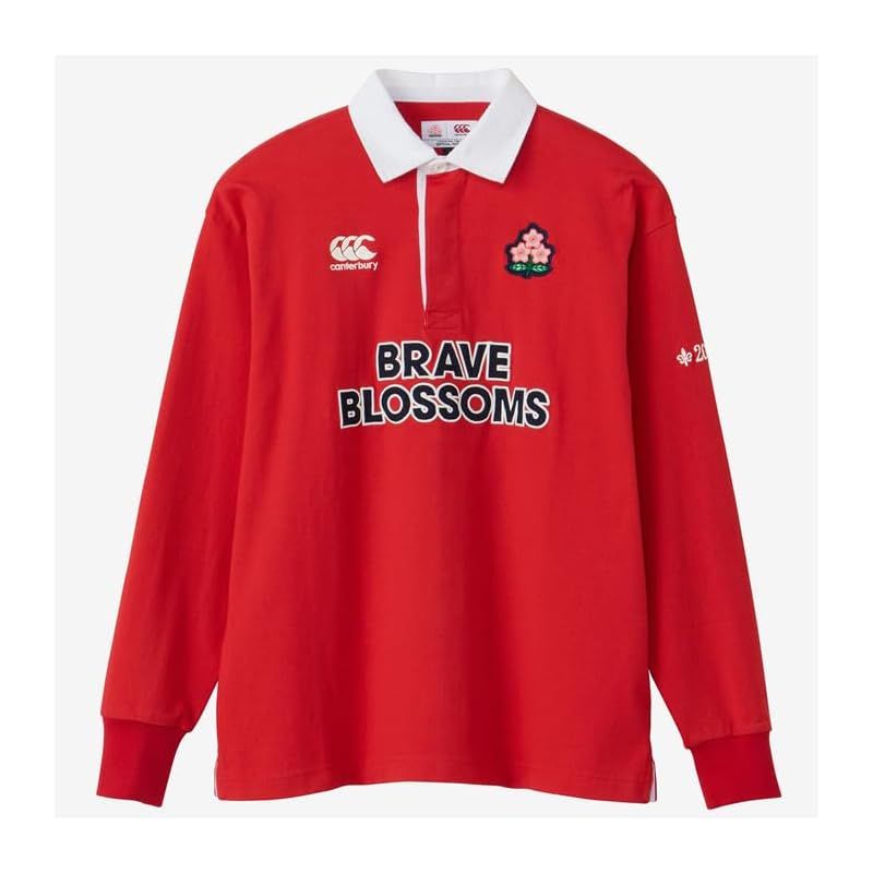 【新品】 [カンタベリー] JAPAN L/S RUGBY JERSEY ジャパンロングスリーブラグビージャージ 65_レッド L