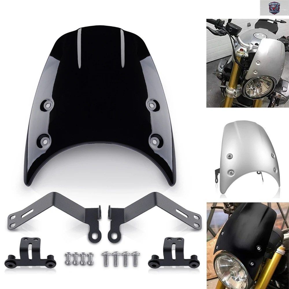 BMW NINET R9T R 9 T RACER PURE URBAN SCRAMBLER ウインドシールド ウインドディフレクター ウインドスクリーン オートバイ 2014-2020 - 2