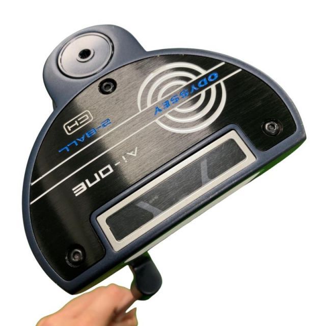 【中古】 オデッセイ Ai-ONE 2-BALL CH 34インチ パター PT STROKE LAB 90 スチール (フレックスその他) メンズ 男性用 右利き 右用 Bランク ゴルフクラブ