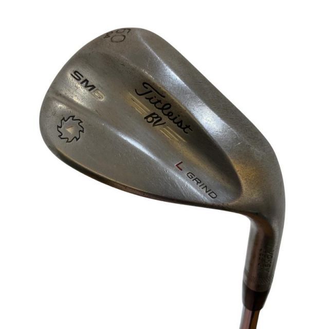 【中古】 タイトリスト VOKEY SPIN MILLED SM6 スティールグレー 60°/04°L USA ウェッジ WG 純正特注シャフト (フレックスS) メンズ 男性用 右利き 右用 Dランク ゴルフクラブ