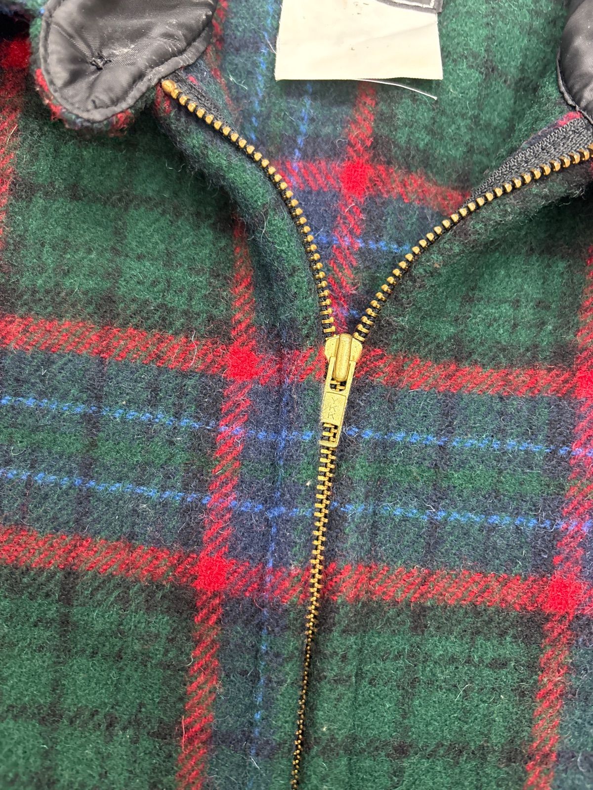 JOHNSON WOOLEN MILLS 90s made in USA ウールチェックジャケット 送料 
