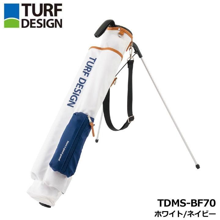 新品★ターフ デザイン★TURF DESIGN★TDMS-BF70 ミニ スタンド バッグ★クラブケース★5～6本収納★【WH/NV】ホワイト/ネイビー