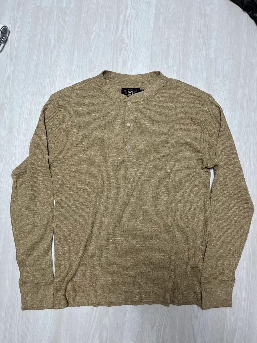 定価2.7万円 RRL サーマル 長袖 ヘンリーネック ワッフルニット