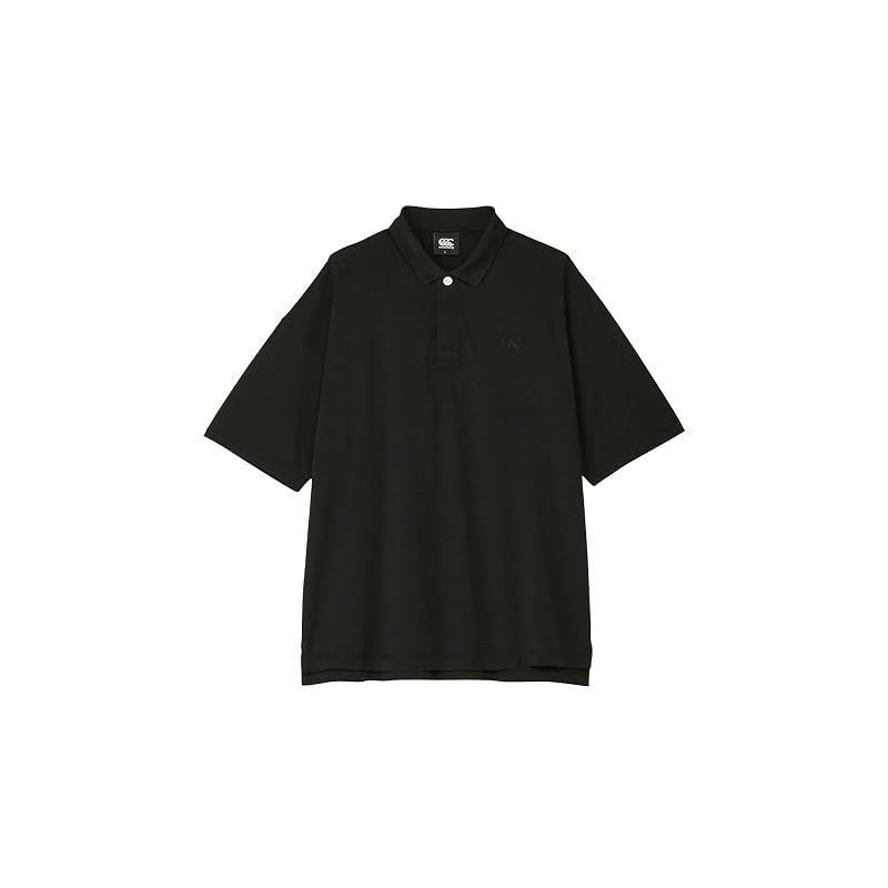【新品】 [カンタベリー] ポロシャツ S/S HEAT SHIELD POLO K_ブラック XL