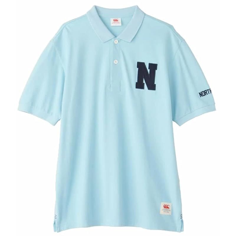 【新品】 [カンタベリー] S/S RUGGER POLO 23_サックス M