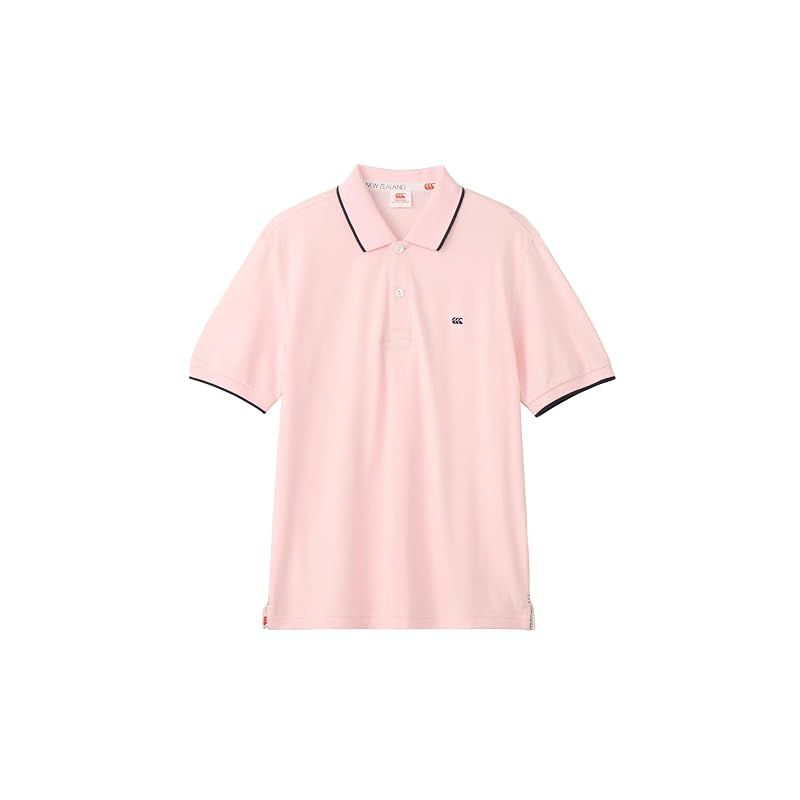 【新品】 [カンタベリー] ラガーポロ S/S RUGGER POLO ユニセックス ベビーピンク M