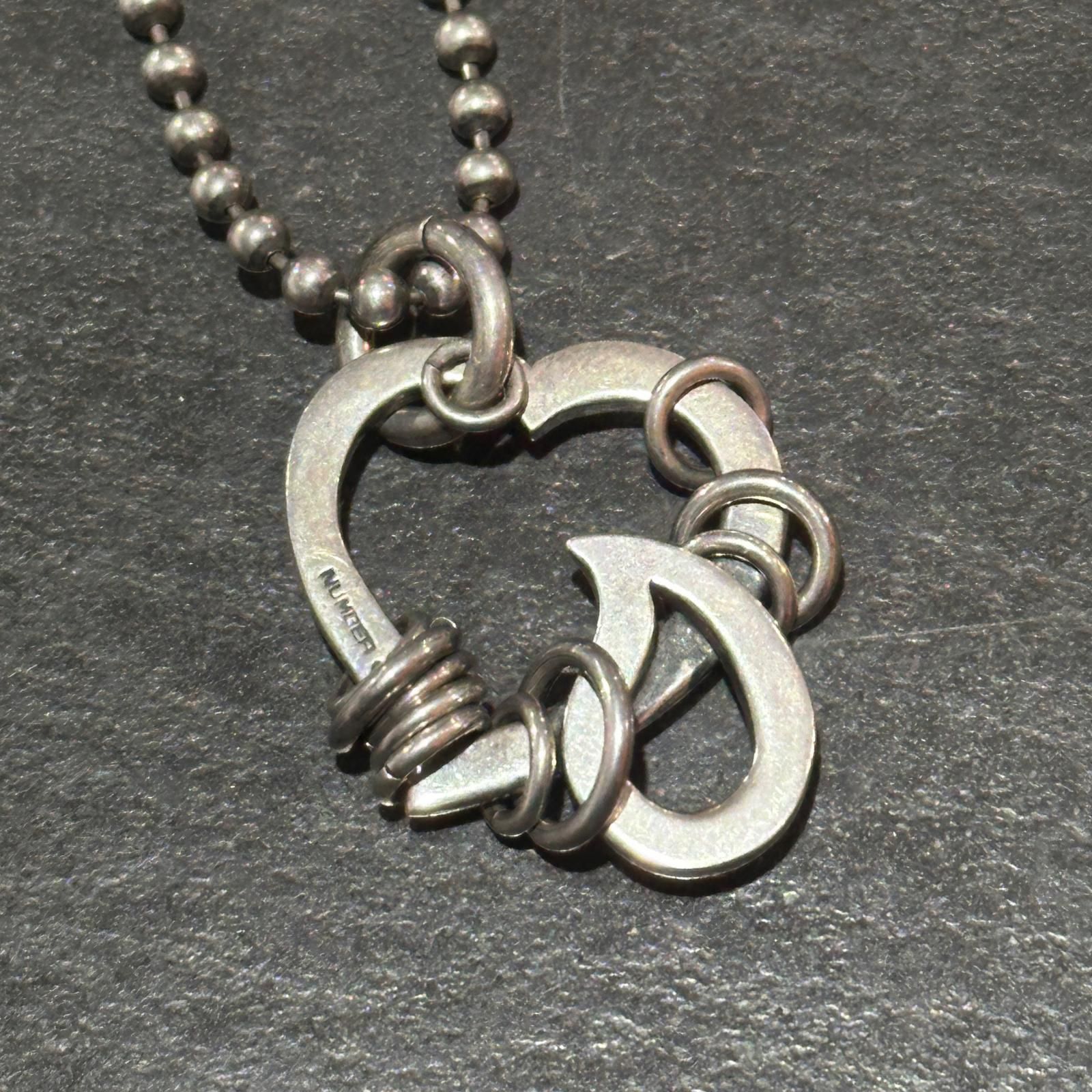 NUMBER(N)INE × JAM HOME MADE 03AW ハート涙ネックレス カート期