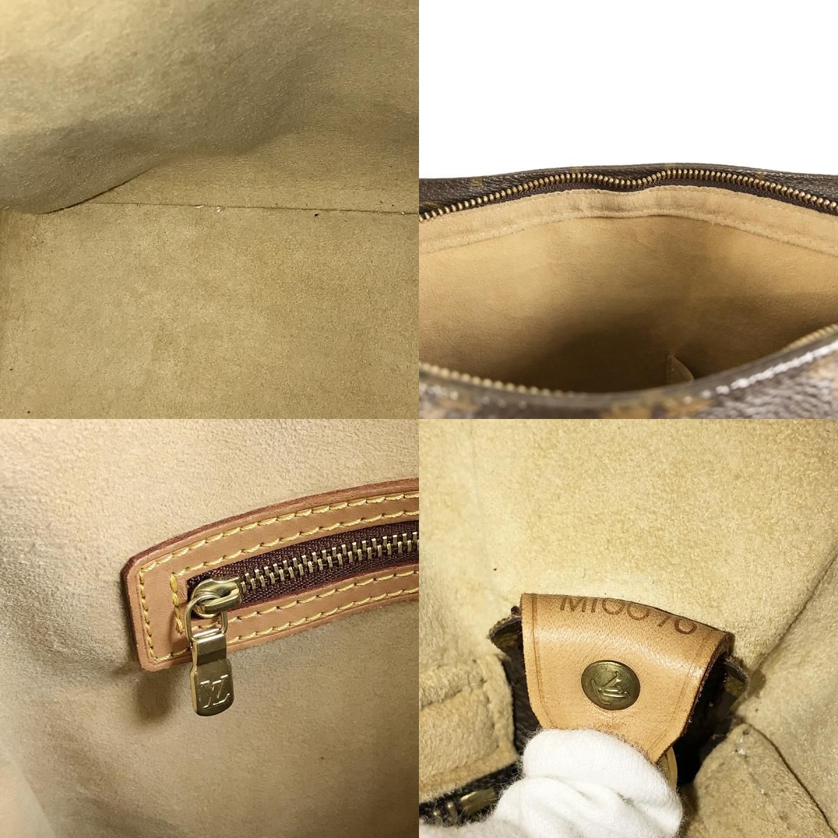 ルイ・ヴィトン LOUIS VUITTON モノグラム ルーピング GM M51145 PVC