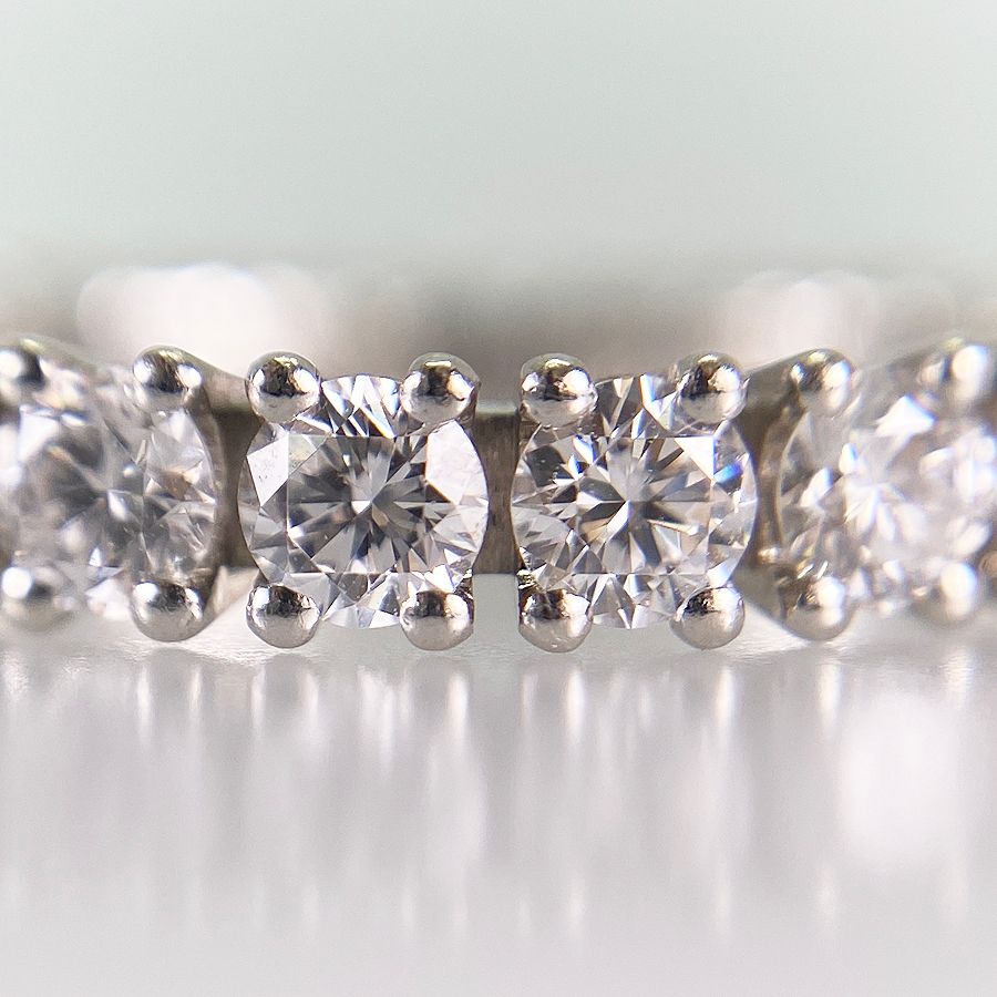 カルティエ Cartier デスティネ フルエタニティ ウェディング Pt950