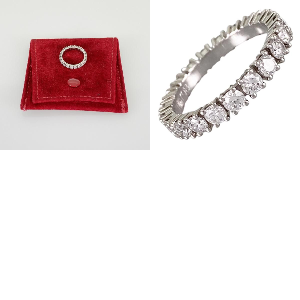 カルティエ Cartier デスティネ フルエタニティ ウェディング Pt950