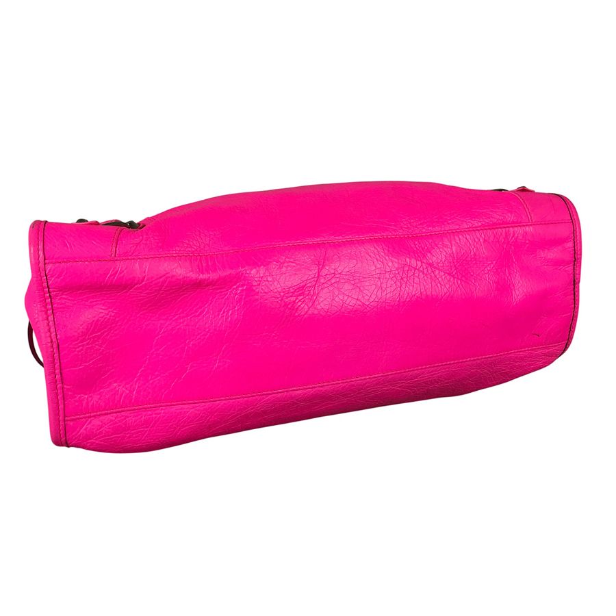 バレンシアガ BALENCIAGA シティ 115748 レザー ハンドバッグ sh【中古