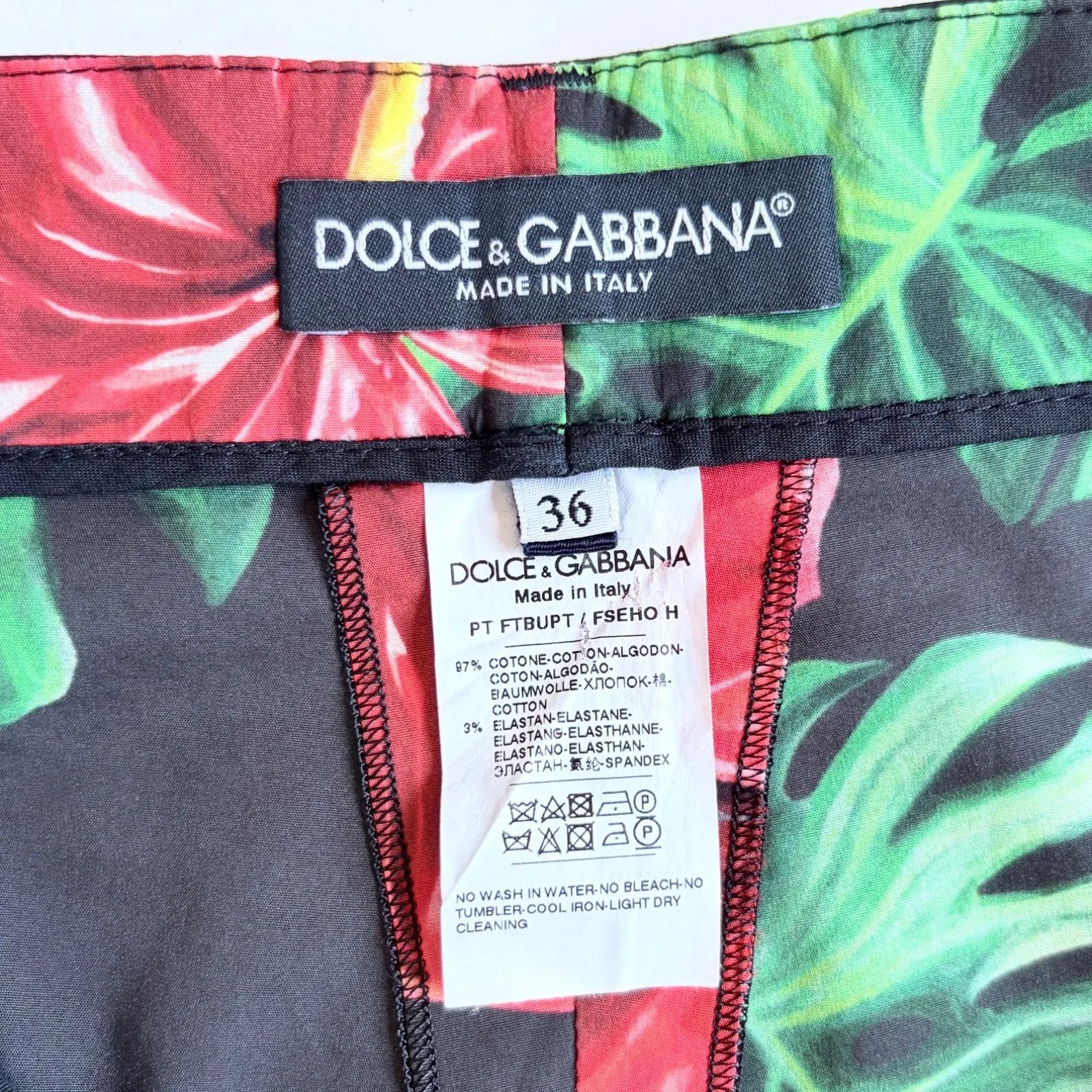 Dolce&Gabbana ドルチェ&ガッバーナ アンスリウム ボタニカル 花柄