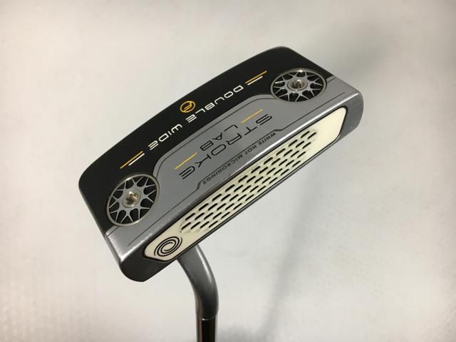 返品OK 【中古ゴルフクラブ】オデッセイ STROKE LAB(ストローク ラボ) DOUBLE WIDE FLOW パター 2019 STROKE LAB(ストローク ラボ)シャフト パター