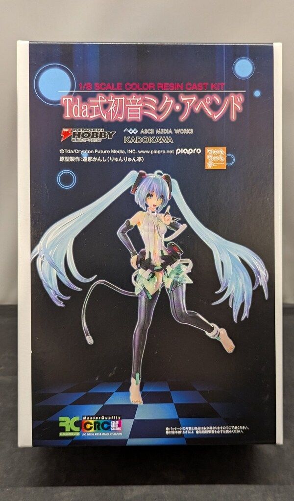 電撃ホビーマガジン 1/8スケールカラーレジンキャストキット 原型 遠那かんし Tda式初音ミク・アペンド