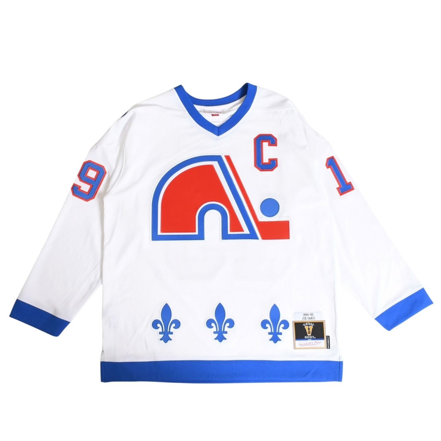 新品同様品 Mitchell&Ness ミッチェルアンドネス NHL ケベックノルディクス ジョーサキック 1994-95 Lサイズ 中古 4a002217