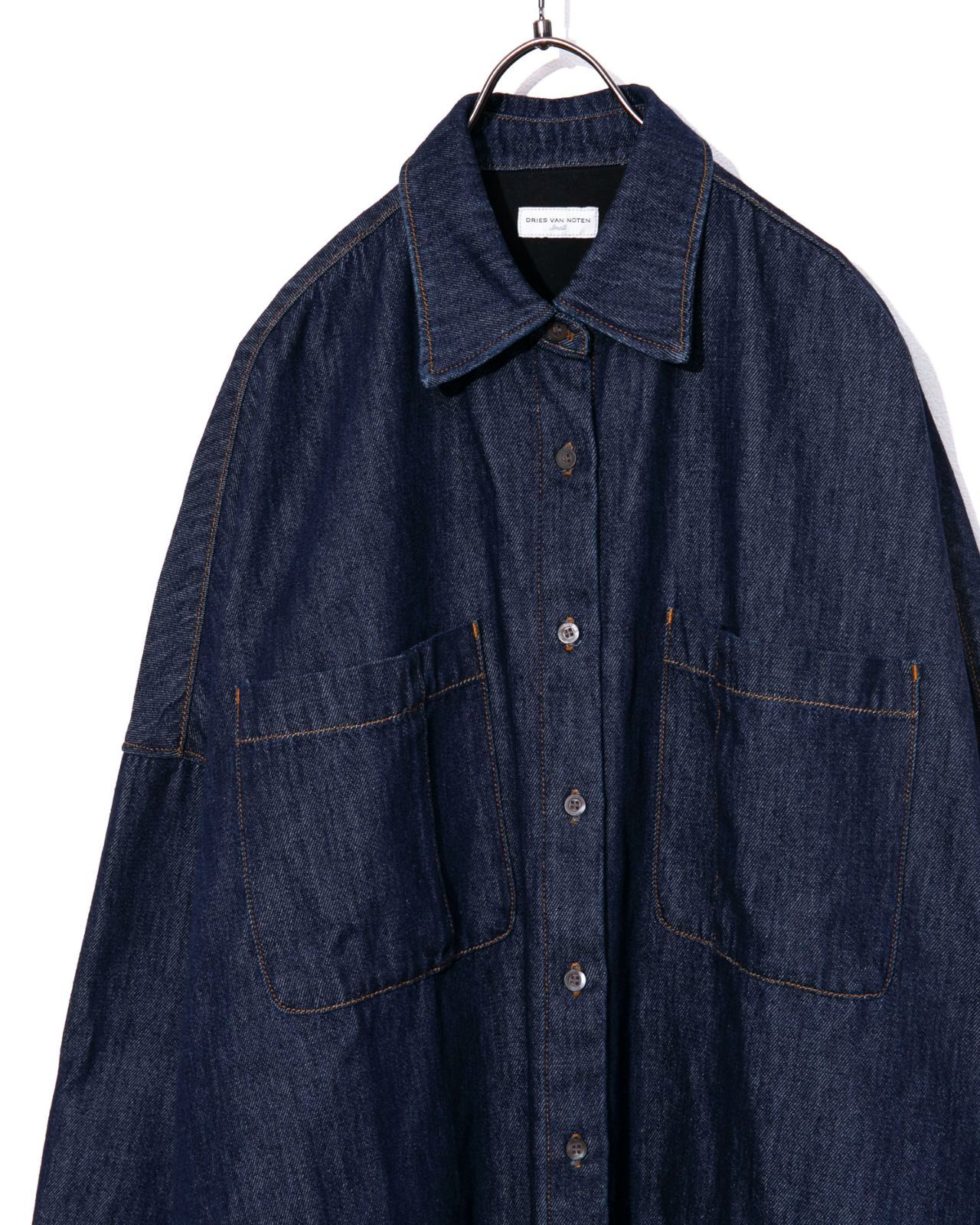 DRIES VAN NOTEN ドリスヴァンノッテン ビックシルエットデニムシャツ_