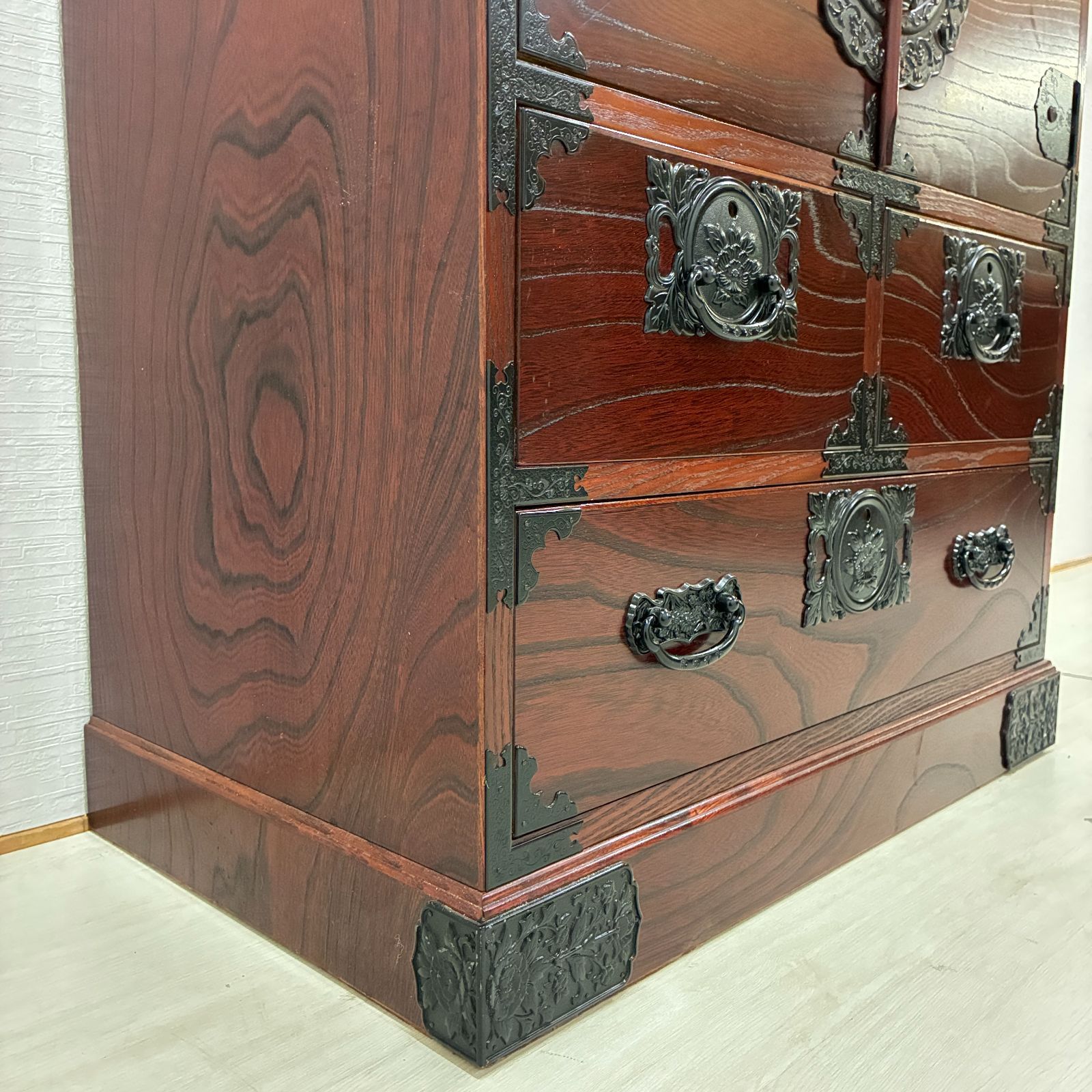 飛鳥工芸家具 欅箪笥 民芸家具 タンス キャビネット 収納 古民家