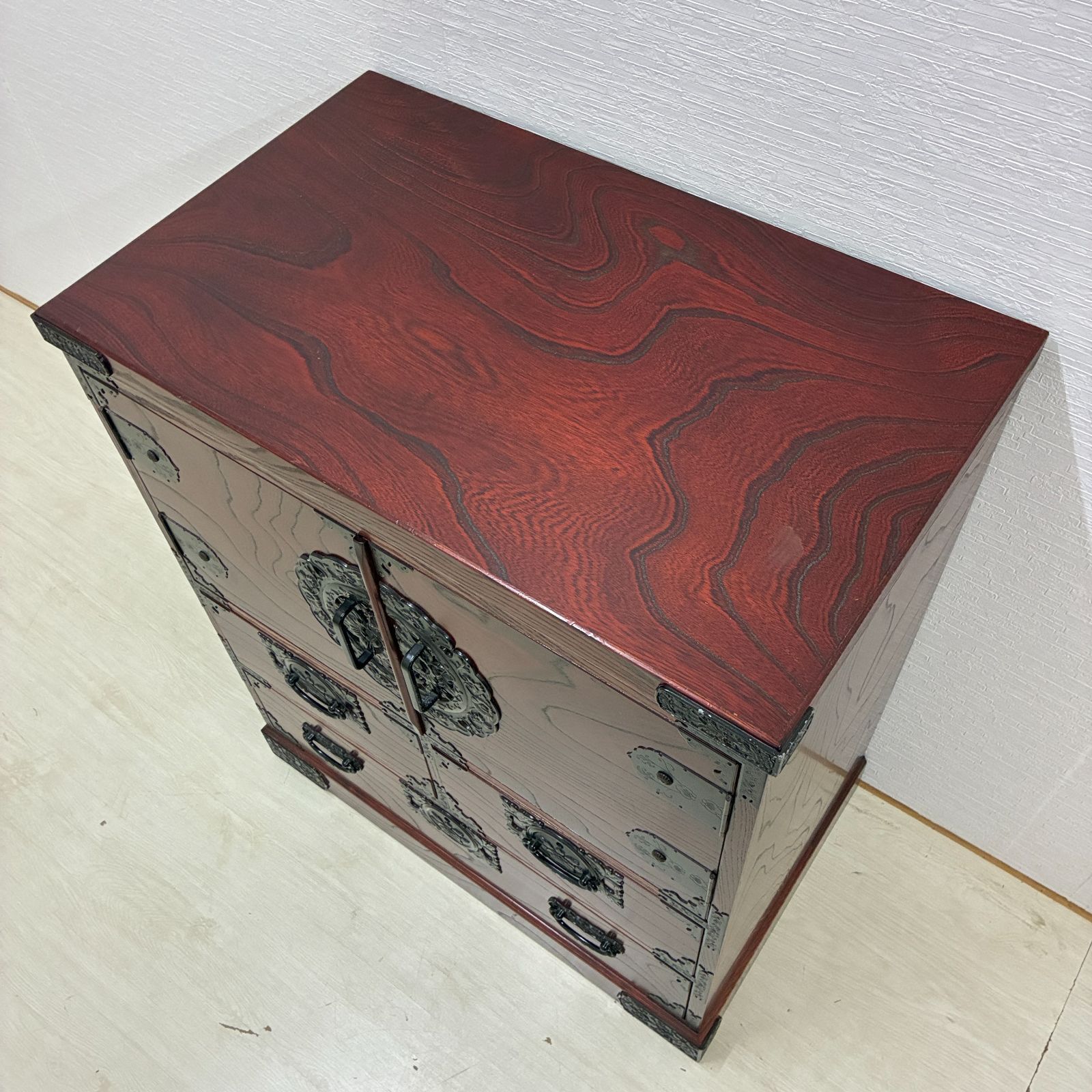 飛鳥工芸家具 欅箪笥 民芸家具 タンス キャビネット 収納 古民家