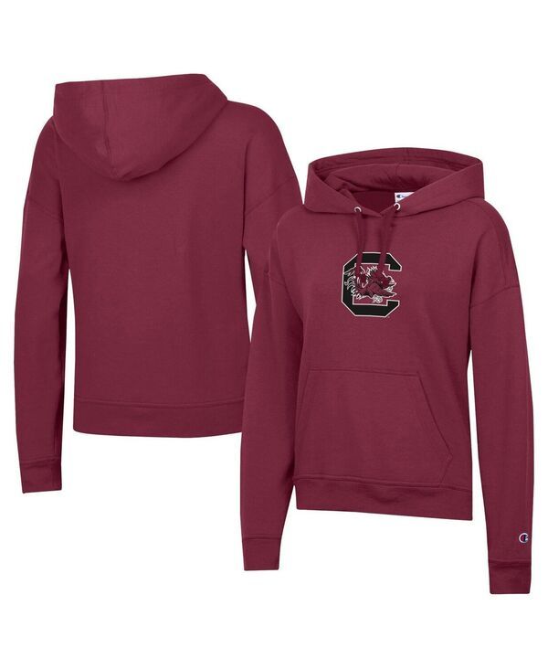 チャンピオン レディース アウター パーカー・スウェット フリース パーカー Champion Womens Garnet South Carolina Gamecocks Powerblend Fl