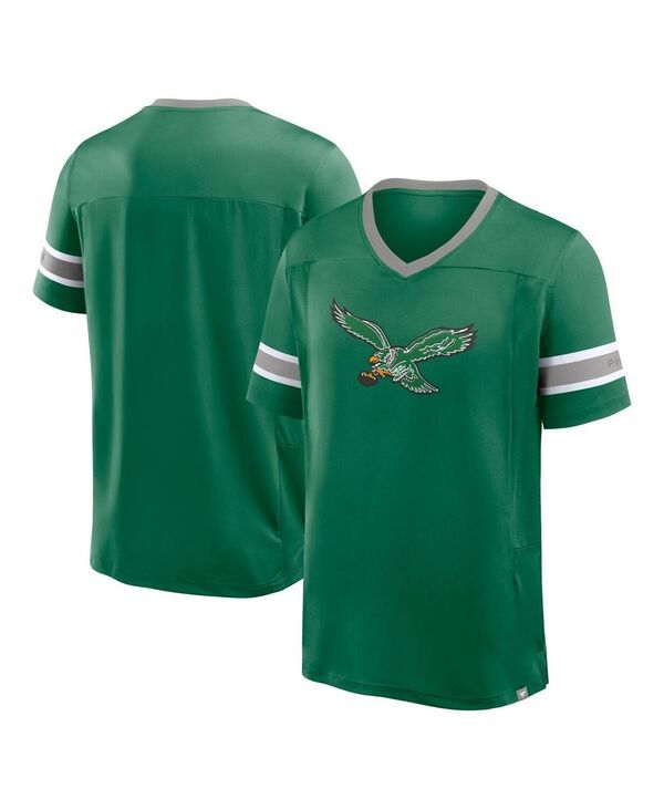 ファナティクス メンズ トップス Tシャツ Vネック シャツ Fanatics Mens Kelly Green Philadelphia Eagles Hometown Premium Hashma