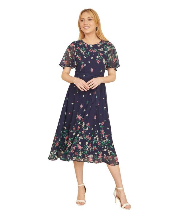 ユミキム レディース トップス ワンピース レース Yumi Womens Daisy Mirror Placement Skater Dress Navy ネイビー