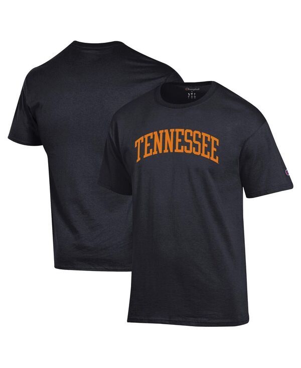 チャンピオン メンズ トップス Tシャツ Champion Mens Black Tennessee Volunteers Basic Arch TShirt Black ブラック