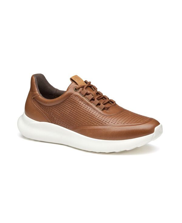 ジョンストンアンドマーフィー メンズ シューズ スニーカー Johnston Murphy Mens Amherst 20 Embossed UThroat Sneaker Tan Full Grai