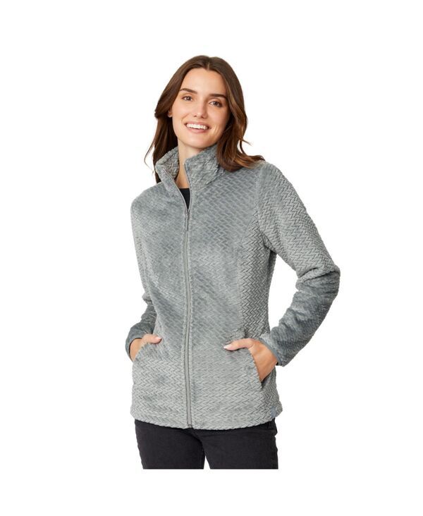 フリー カントリー レディース アウター ジャケット・ブルゾン ジャケット Free Country Womens Cable Braided Butter Pile Jacket Cyprus