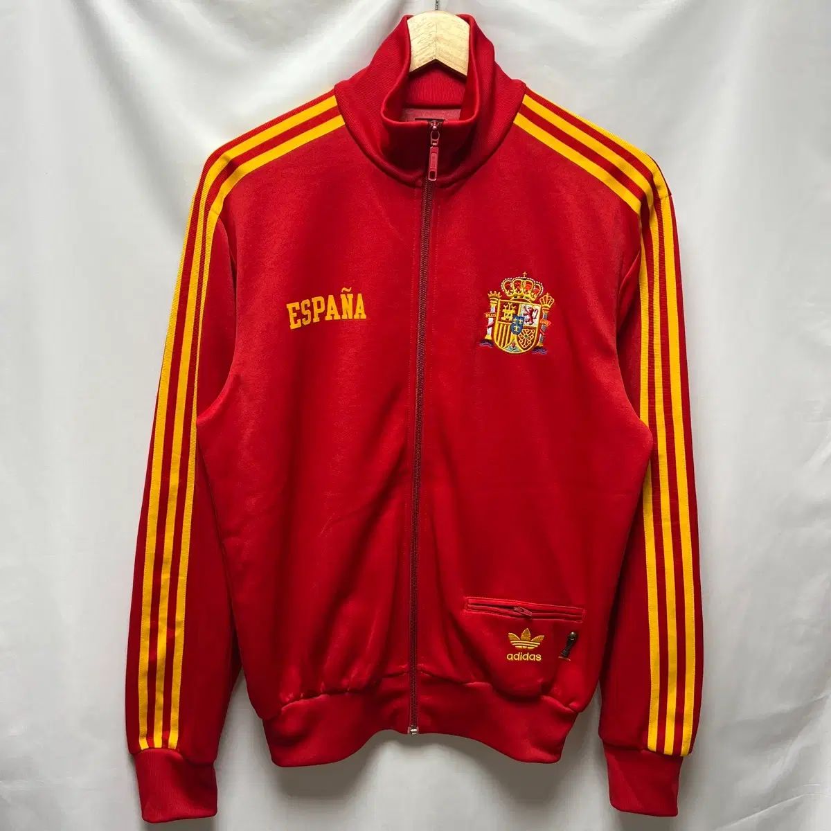 正規品/100 アディダス スペイン サッカー 韓国国家代表 ヨーロッパ IN レッド トラックジャージ/ジャージ