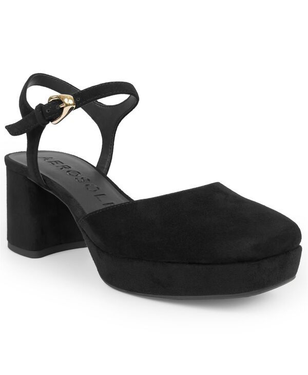 エアロソールズ レディース シューズ パンプス Aerosoles Womens Soir Pump Black suede ブラック