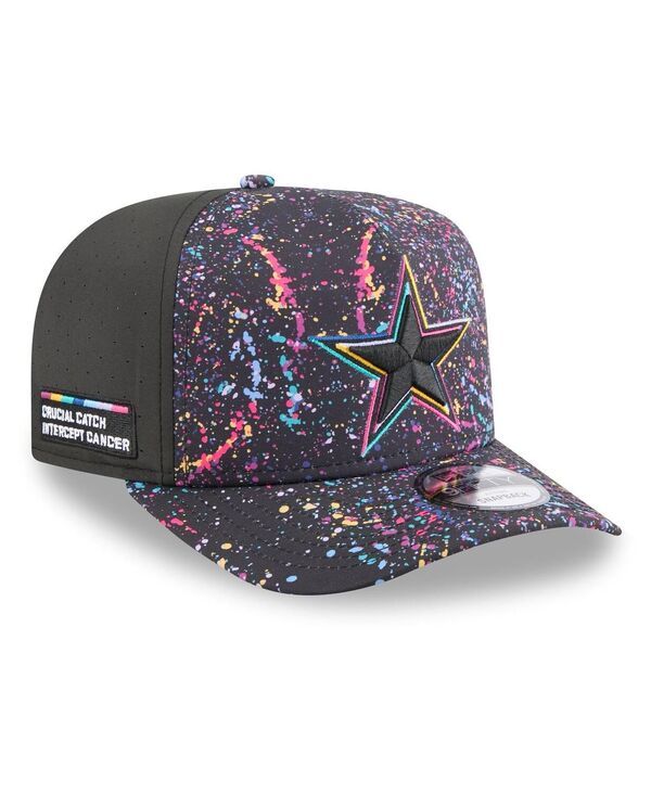 ニューエラ メンズ アクセサリー 帽子 New Era Mens Black Dallas Cowboys 2025 NFL Crucial Catch AFrame 9FIFTY Snapback