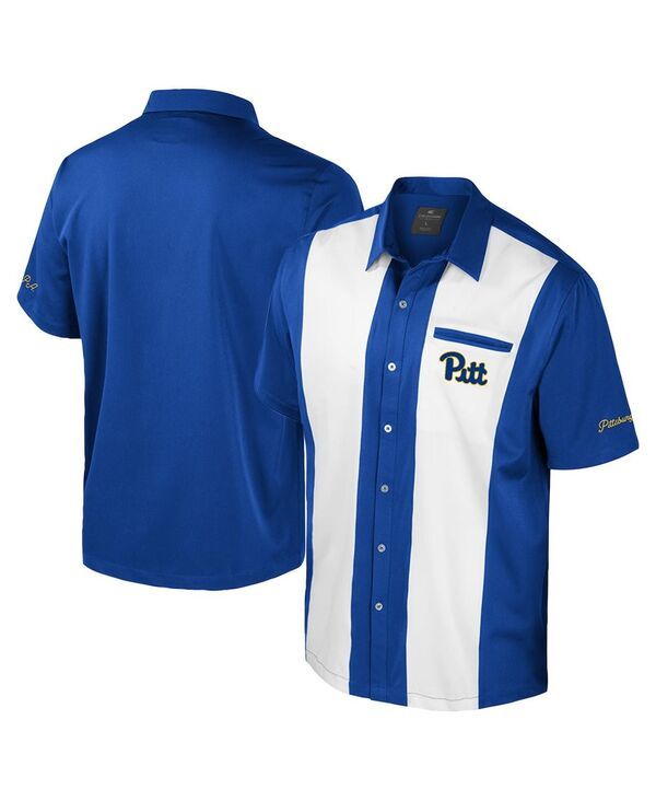 コロシアム メンズ トップス シャツ Colosseum Mens Royal Pitt Panthers Strike Bowling ButtonUp Shirt Royal 15,735円