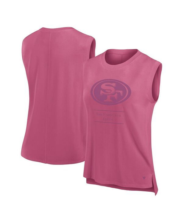 ファナティクス レディース トップス タンクトップ Fanatics Womens Pink San Francisco 49ers Studio Embrace Tank Top Pink ピンク