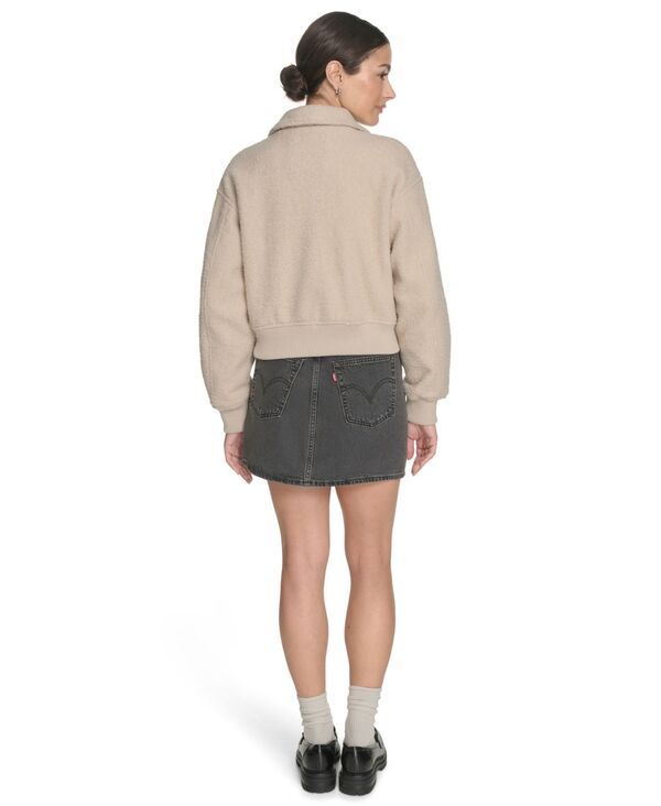 リーバイス レディース アウター パーカー・スウェット ダウン ジャケット Levis Womens Laydown Collar Bomber Jacket Cream クリーム
