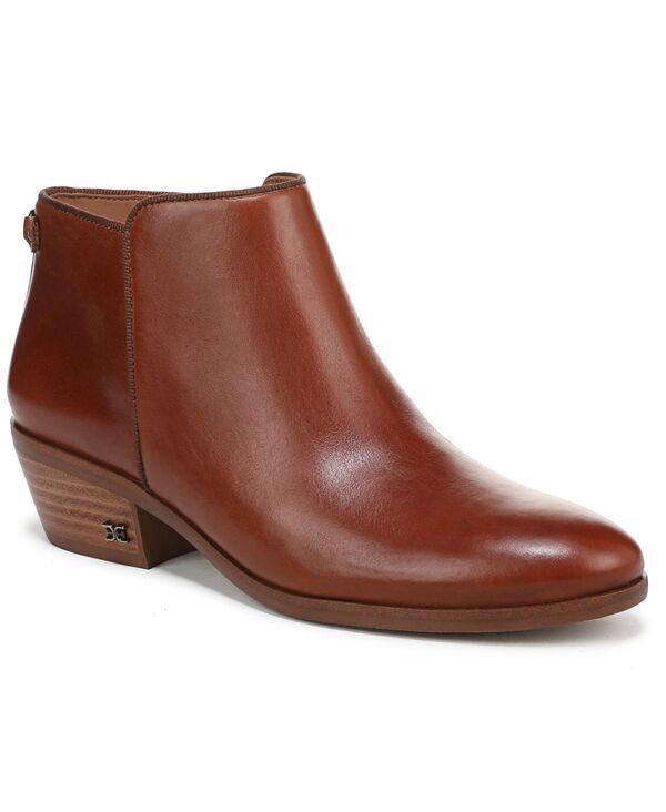 サムエデルマン レディース シューズ ブーツ・レインブーツ Sam Edelman Womens Petty Zip Short Booties Warm Chestnut Leather