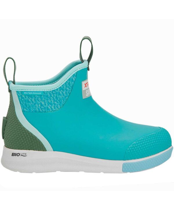エクストラタフ レディース シューズ ブーツ・レインブーツ アンクル ブーツ XTRATUF Womens 6 IN Ankle Deck Boot Sport Teal ティール