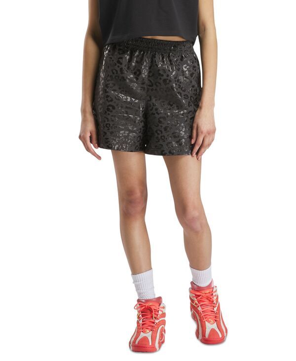 リーボック レディース ボトムス ハーフパンツ・ショーツ ショートパンツ Reebok Womens Angel Hoopwear Shorts Black ブラック