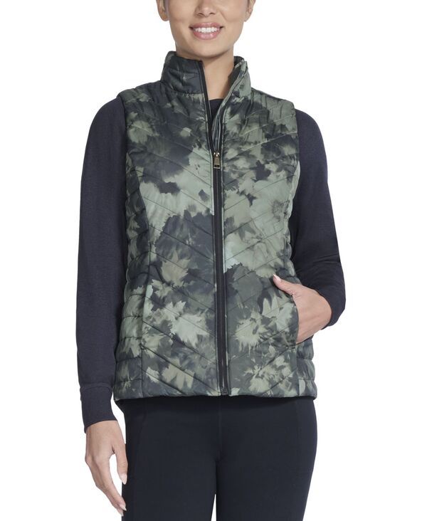 スケッチャーズ レディース トップス ベスト Skechers Womens OnTheGo ZipFront Luxe Vest Green グリーン 8,345円