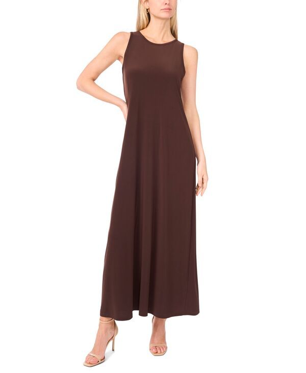 ヴィンスカムート レディース トップス ワンピース クルーネック マキシワンピース ノースリーブ マキシ Vince Camuto Womens Sleeveless KeyholeBack Crew
