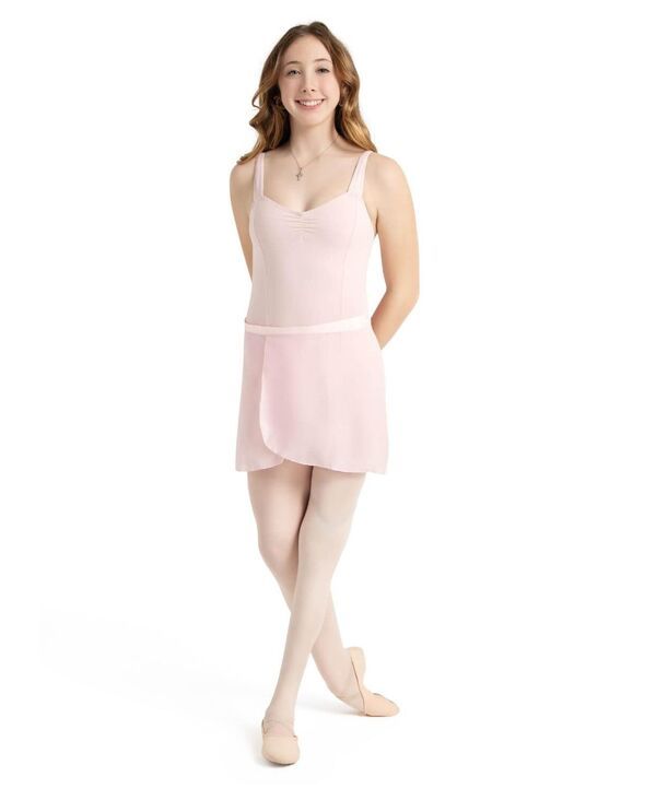 カペジオ レディース ボトムス スカート ジョーゼット Capezio Georgette Wrap Skirt Pink ピンク