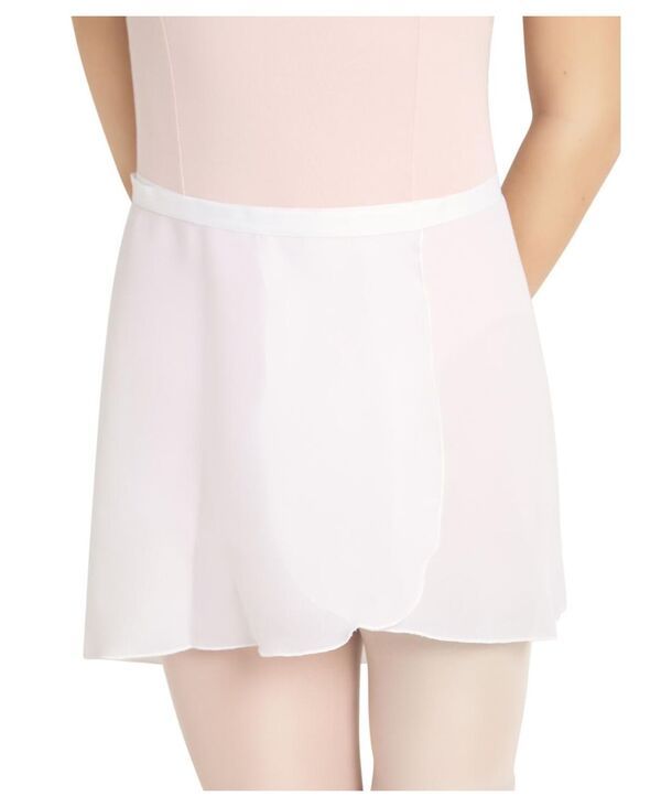 カペジオ レディース ボトムス スカート ジョーゼット Capezio Georgette Wrap Skirt White ホワイト