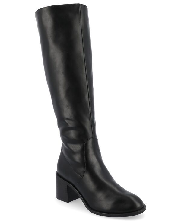 ジュルネ コレクション レディース シューズ ブーツ・レインブーツ ヒール Journee Collection Womens Romilly Round Toe Regular Wide Calf