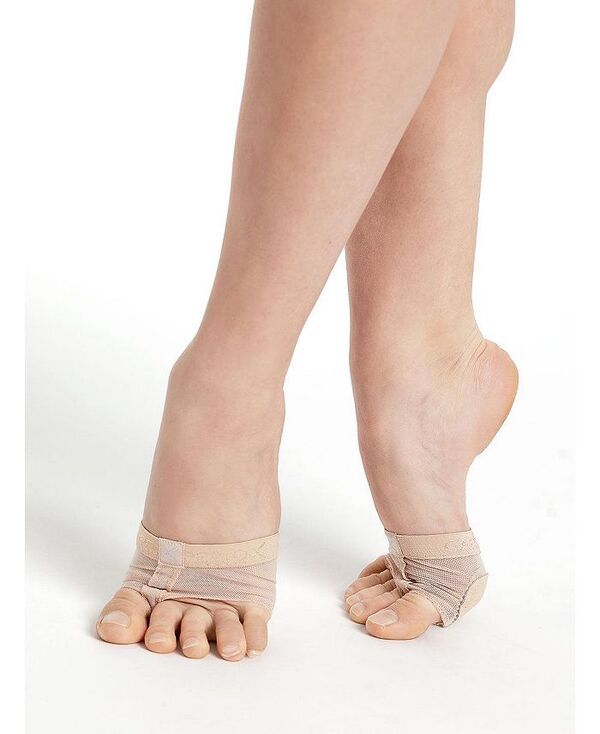 カペジオ レディース アンダーウェア 靴下 Capezio Womens footUndeez Socks Nude